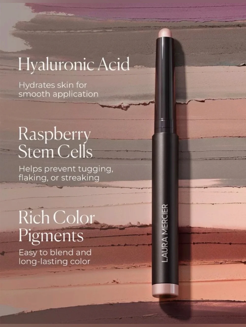 Laura Mercier 3-Pc. Enchanting Shimmers Mini Caviar Stick Eye Shadow Set NIB